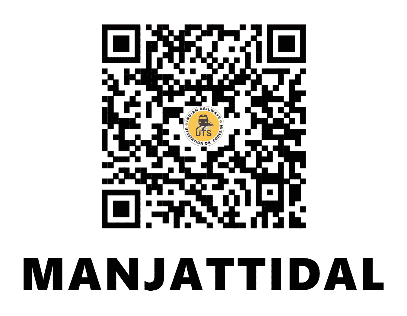 UTS QR Code for MANJATTIDAL - MCJ (SR - TAMIL NADU)